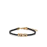 [Fendi] Fendi Fendigraphy Bracelet ONE SIZE BLACK/GOLD