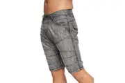 Crosshatch Mens Winston MVE Denim Shorts (Dark Grey) (30R)