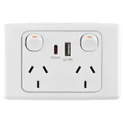 DETA 6000 Double Power Point With USB A+C PD20W Fast Charging