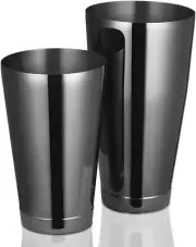 Boston Cocktail Shaker Black, Cocktail Shaker Tins Weighted, Bar Shaker Set Bart