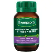 Thompsons Ashwagandha Complex Stress + Sleep 60 Tablets