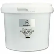 Holcroft Professional Acrylic Impasto Paint - Carbon Black 4 Litre
