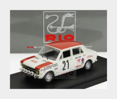 1:43 RIO Fiat 128 #21 Rally Montecarlo 1970 Alain Jallot Gerard Marion RIO4747 M