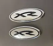 NEW XR FRONT GRILL & REAR BOOT BADGE SUIT FORD BA BF SERIES FALCON XR6 XR8 UTE