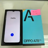 在飛比找蝦皮商城優惠-OPPO A78 5G 8G+128G 閃耀黑【福利品】