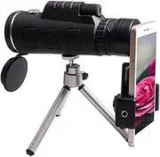 High Power Mobile Phones Monocular Telescope with Compass and Tripod,Astronomical Refractor Telescope,Mini Telescope, Outdoor App