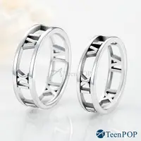 在飛比找Yahoo奇摩購物中心優惠-情侶對戒 ATeenPOP 925純銀戒指 相伴時刻 情人節