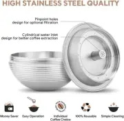 Cafilas Refillable Stainless Steel Coffee Capsule for Nespresso Vertuoline