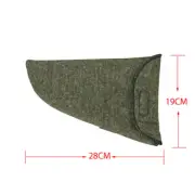 TOURBON Handgun Sock Pistol Sleeve Hunting Gun Storage Cover Sack Knit Bag-Green