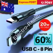 20w PD Fast Charging Cable Type C USB C to iPhone Charger Cable Data Sync Cable