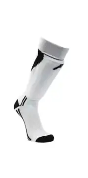 New Franklin Sports Sock R Shinguards Size Small White Up To 4'7" NWT