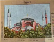 Printed needlepoint TapestryGobelin L Canvas Only Aja Sofia 14844