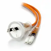 Alogic 3m Power Cord2 Pin Aus (M)IEC C7 -Medical Appliance Cord (Class2) Cables - MF-AUS2PC7-03-MC