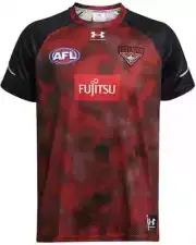 Essendon Bombers 2024 AFL Mens Warm Up Top Sizes S-5XL BNWT