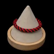 Elegua (traditional) 8 strand Kumihimo beaded Ilde Pulsera Santeria Lucumi Ifa