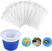 30 Pack of Swimming Pool Skimmer Socks Baskets,Skimmer Net Filter Storage Bag Anti-Fouling Cover for Skimmer Filter Ultra fine Mesh Screen Liner for Swimming Pool Basket