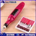 Portable Mini Nail Kit Electric Nail File Set System Six Grindings for Nail Care