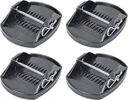 Y-Nut Jack Pads - Heavy Duty Caravan Feet Prevent Sinking into Soft Ground Caravan Feet Heavy Duty Sturdy Stabilizer Pads for Caravan Legs - Pack of 4