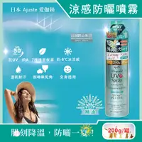 在飛比找PChome24h購物優惠-日本Ajuste愛伽絲-SPF50+/PA++++涼感防曬噴