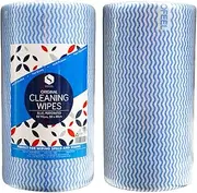 Sofeel Original Microfibre Heavy Duty Super Cleaning Wipes Blue 85 Cloths per Roll