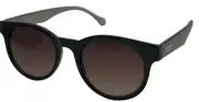 Kenneth Cole Reaction Mens Square Black Sunglass Gradient Lens KC1301 1B