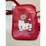 全新 HELLO KITTY PU 直式斜背小側背袋