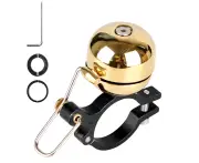 Retro Bike Bell Classic Alloy Bell with Crisp Sound for Road Bike Mountain Bike City Bike Sports Bike Cruiser Bike