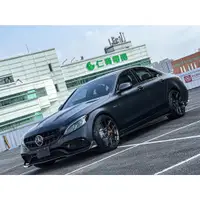 在飛比找蝦皮購物優惠-2016 C450 AMG 4MATIC 黑色 光改裝就花了