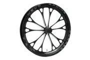 Weld Racing V-Series Drag Front Runner 1-Piece Black 17" x 2.25" 1.13 B/S Suit Anglia Spindle Mount