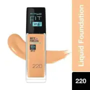 Maybelline New York Fit Me Matte+Poreless Liquid Foundation Clay, Natural Beige