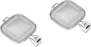 BESPORTBLE 2pcs Grill Rack for Sandwich Maker Press Toaster Tongs Sandwich Tongs Professional Kitchen Tool