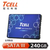 在飛比找momo購物網優惠-【TCELL 冠元】TT750_240GB SSD 2.5吋