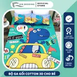 HIN BEDDING 3D 棉床上用品套裝,高品質柔軟光滑的棉枕頭套裝全尺寸