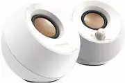 Creative Pebble - 2.0 USB Desktop Speakers, White