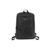 Wide Strap Casual PU Leather Double-shoulder Bag Messenger Bag for Men (Black)