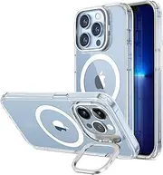 ESR for iPhone 13 Pro Case, Compatible with MagSafe, Shockproof Military-Grade Protection, Built-in Camera Ring Stand, Magnetic Phone Case for iPhone 13 Pro, Classic Series (HaloLock), Clear