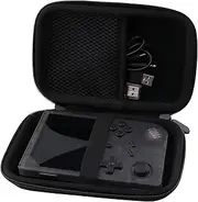 WERJIA Hard Carrying Case Compatible with Analogue Pocket Handheld Game Console,RG351V Handheld Game Console (Case Only) (black)
