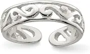[JewelryWeb] 925 Sterling Silver Solid Polished toe ring