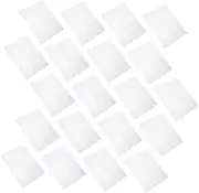 Sewroro 50Pcs Transparent Book Covers Thick Book Protector for Students and Tear Resistant for School and Document Protection