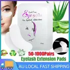 50-1000Pairs Under Eye Curve Eyelash Pads Gel Patch Lint Free Lash Extension AU