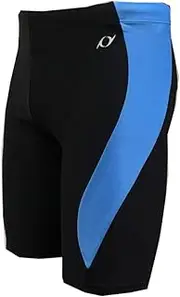 MASHALO(マシャロ) 104191-002 Men's Fitness Swimsuit Made in Japan BLK x BLU LL