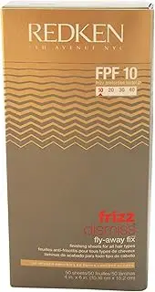 Redken Frizz Dismiss SPF 10 Fly-Away Fix Finishing Sheets, 50 Count