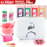 Pro Wax Pot Non-Stick Waxing Kit Wax Heater Hard Beads Warmer Hair Removal AU