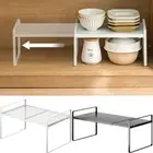 Expandable Kitchenware Drainer Shelf Retractable Cabinet Organizer Spice Jar
