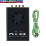 WEB-888 SDR Receiver Software Defined Radio+16bit ADC 62M GPS Module for HF VHF