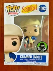 Kramer playing Golf SEINFELD 1092 Funko Pop Vinyl New in Box + Protector