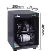 30L Digital Dehumidify Dry Cabinet Box 2 Shelf Camera anti-mold storage Dryer US
