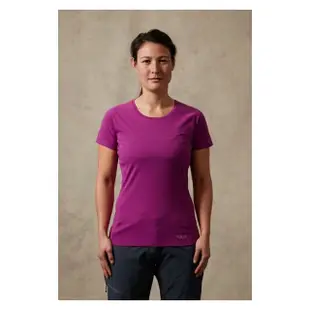 [好也戶外]Rab Women's Force SS Tee短袖排汗衣 海玻璃/乳薊紫/牡丹桃/鋼鐵藍