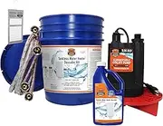 Tankless Water Heater Flush Kit with Certified Liquid Descaling Solution and 1/6HP Extra Strength Pump