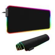 Led Gaming Mouse Pad Large Rgb Extended Mousepad Keyboard Desk Anti Slip Mat Mouse Pads & Wrist Rests